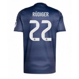Real Madrid Antonio Rudiger #22 Uit tenue 2025-26 Korte Mouw
